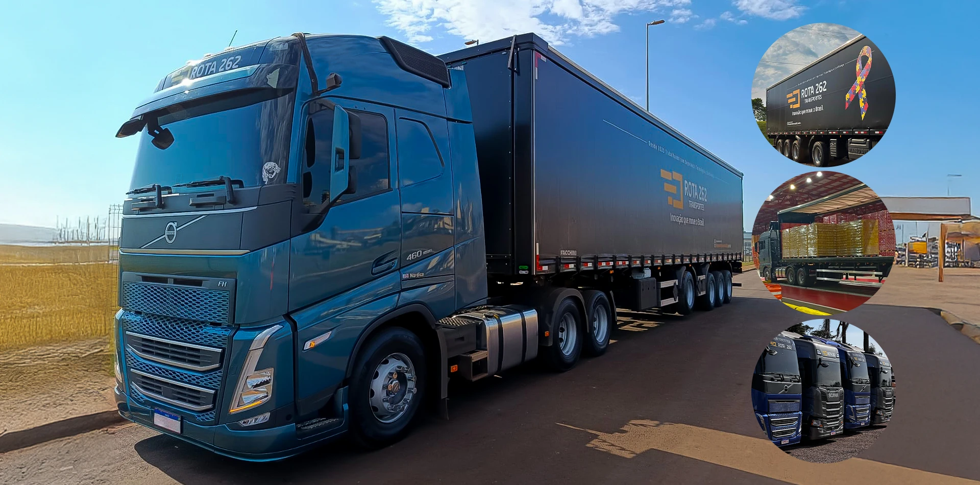 Veículos modernos e uma equipe preparada